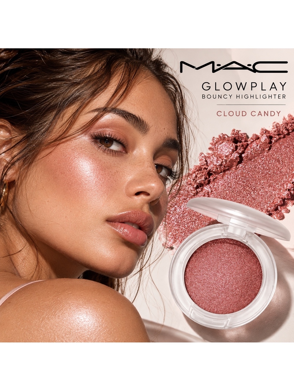 MAC Glow Play Bouncy Highlignter • Cloud Candy • Brand New in Box